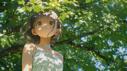 树下少女的心事