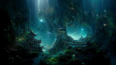 唯美梦幻仙林秘境