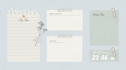 4k高清简约分区桌面