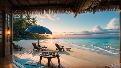 美丽的日照海滩