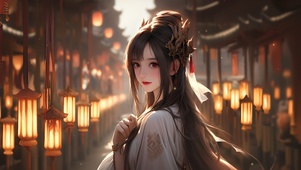 古风长发美女