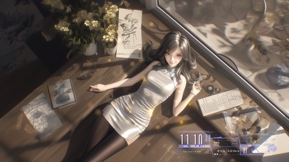 带着柔和的光辉