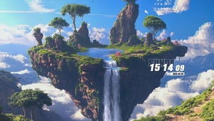 护眼绿景