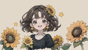 向日葵女孩