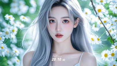 甜美可爱的美女