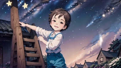 摘星星的小孩