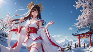 文艺清纯美少女