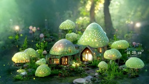 森林蘑菇小屋