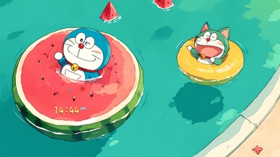 清凉夏日 可爱哆啦