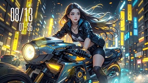 星芒女骑手