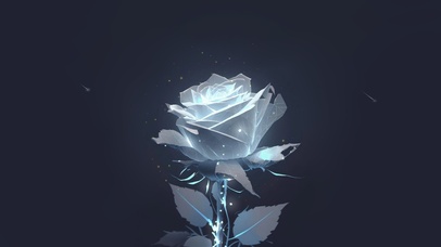 4k 水晶玫瑰