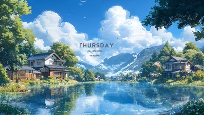 护眼湖泊小屋