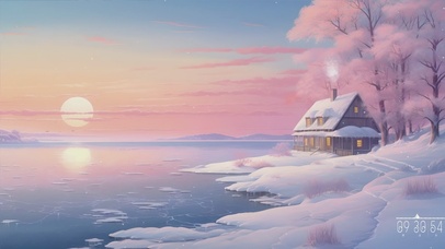 4K唯美湖边美景