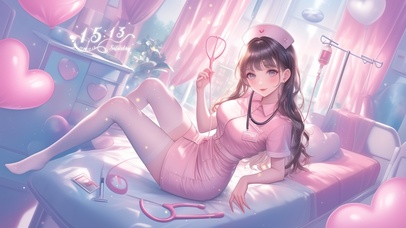 粉衣护士温润细腻光滑