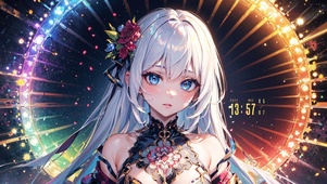 炫彩鎏金少女