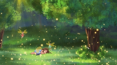 4k唯美精灵树林森林