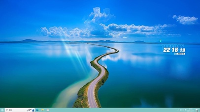 风景主题 海上公路