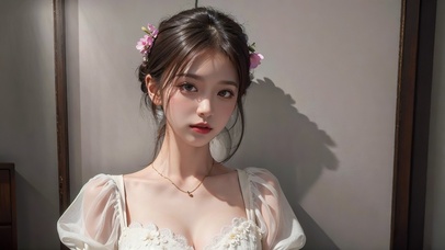 清纯可爱性感的美女