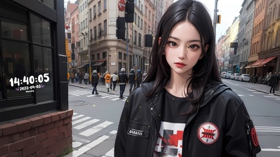 街区潮流少女