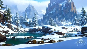 雪山脚下