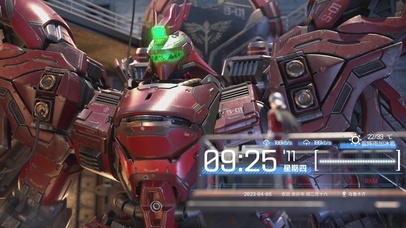 4k红的高达机甲