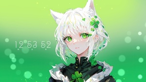 清新绿色治愈头像