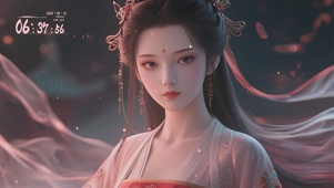  红袖染月华