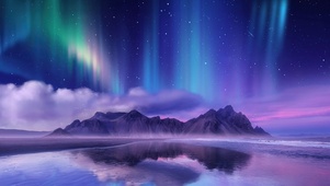 北极光星空