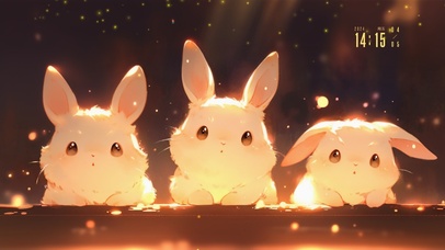 4K 三只小兔