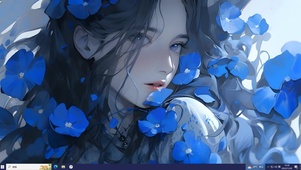 油画少女