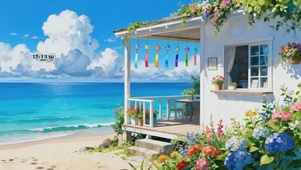 治愈海水风铃小屋