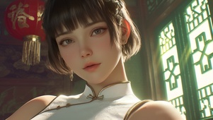 唯美特写美女脸