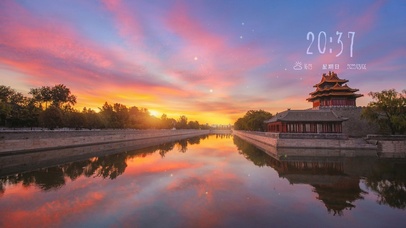 唯美落日晚霞风景