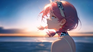 唯美氛围少女