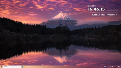 黄昏日落 日月更迭