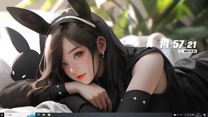 清纯兔耳女孩