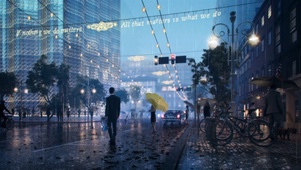 雨中邂逅