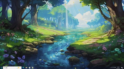 繁花涧-桌面主题