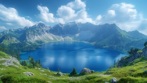 碧湖环山