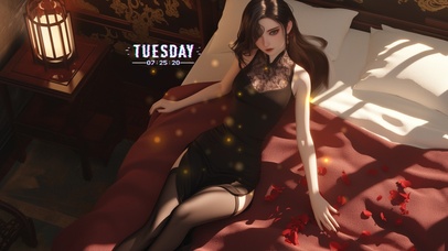 玉肌花貌参差见