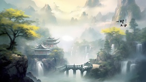 云雾缭绕