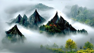 迷雾山林