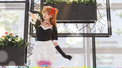 性感短裙cos小姐姐