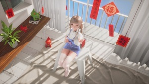 美少女迎新春