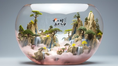 清新国风山水秀