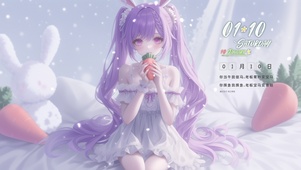 刻晴丨兔耳少女丨