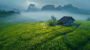 唯美的油菜花