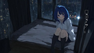 唯美雨夜少女