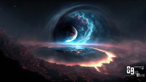 星球撞击星云