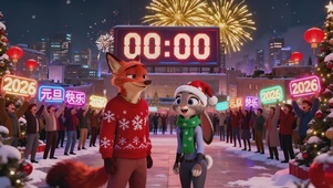 浪漫跨年倒计时